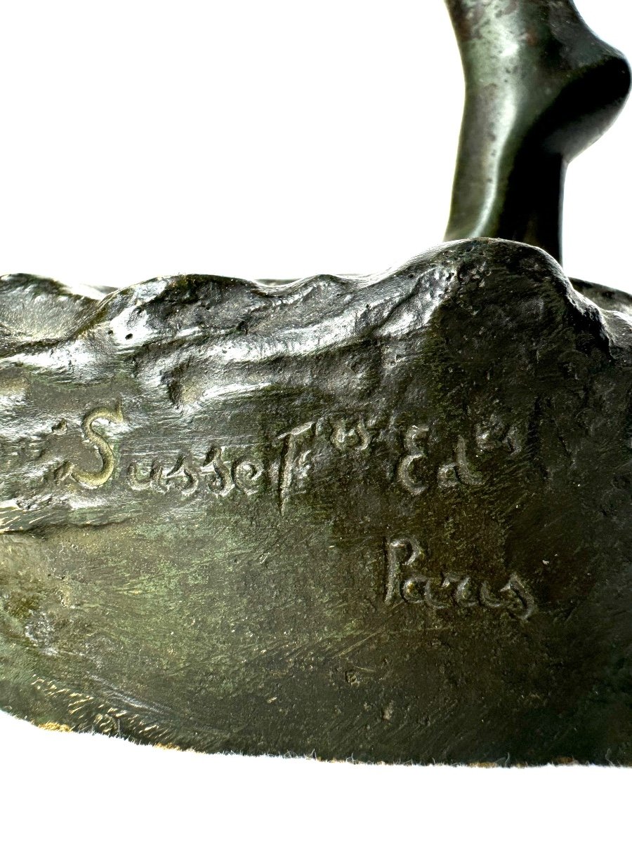 L. Dupuy - Bronze Danseuse Aux Cymbales -photo-8