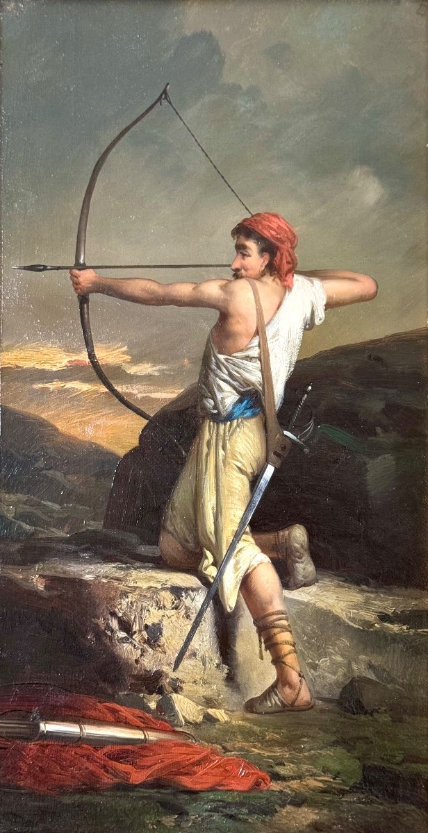 École Française Du XIXème -l’Archer -photo-2
