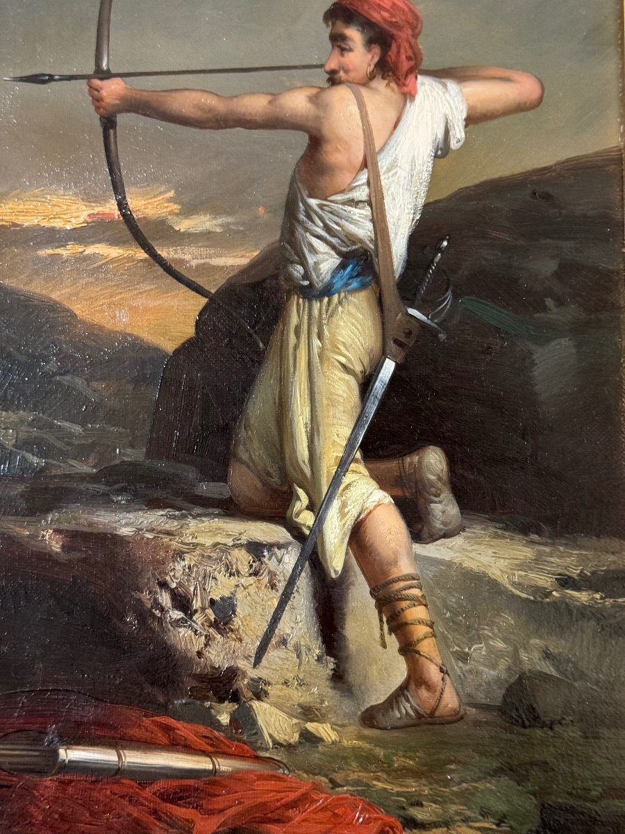 École Française Du XIXème -l’Archer -photo-4