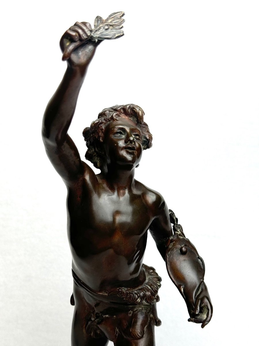 Gaudez Bronze Le Vainqueur -photo-4