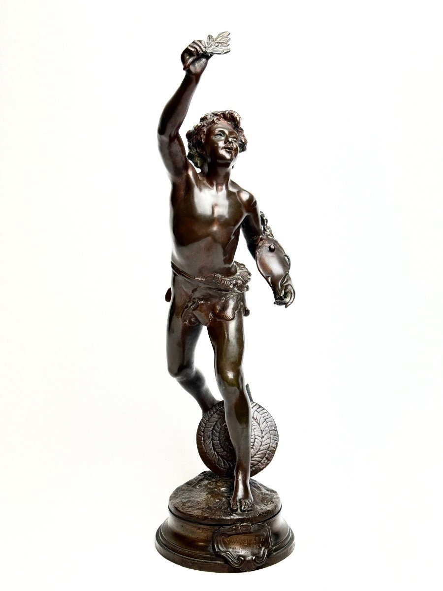 Gaudez Bronze Le Vainqueur 