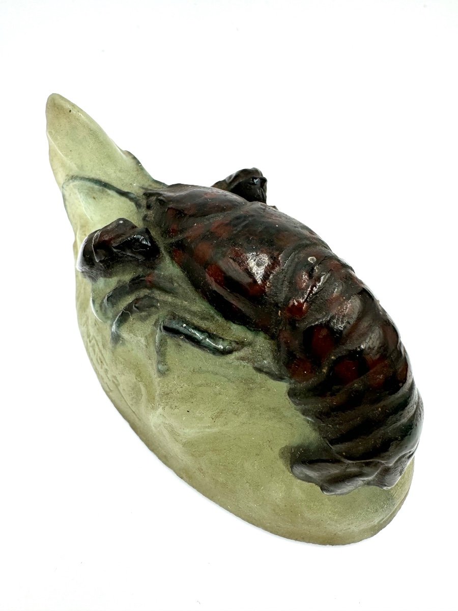 Amalric Walter And Henry Bergé - Crayfish In Glass Paste  