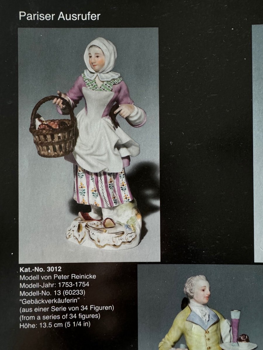 Meissen - Les Cris De Paris, Vendeuse En Pâtisserie-photo-6