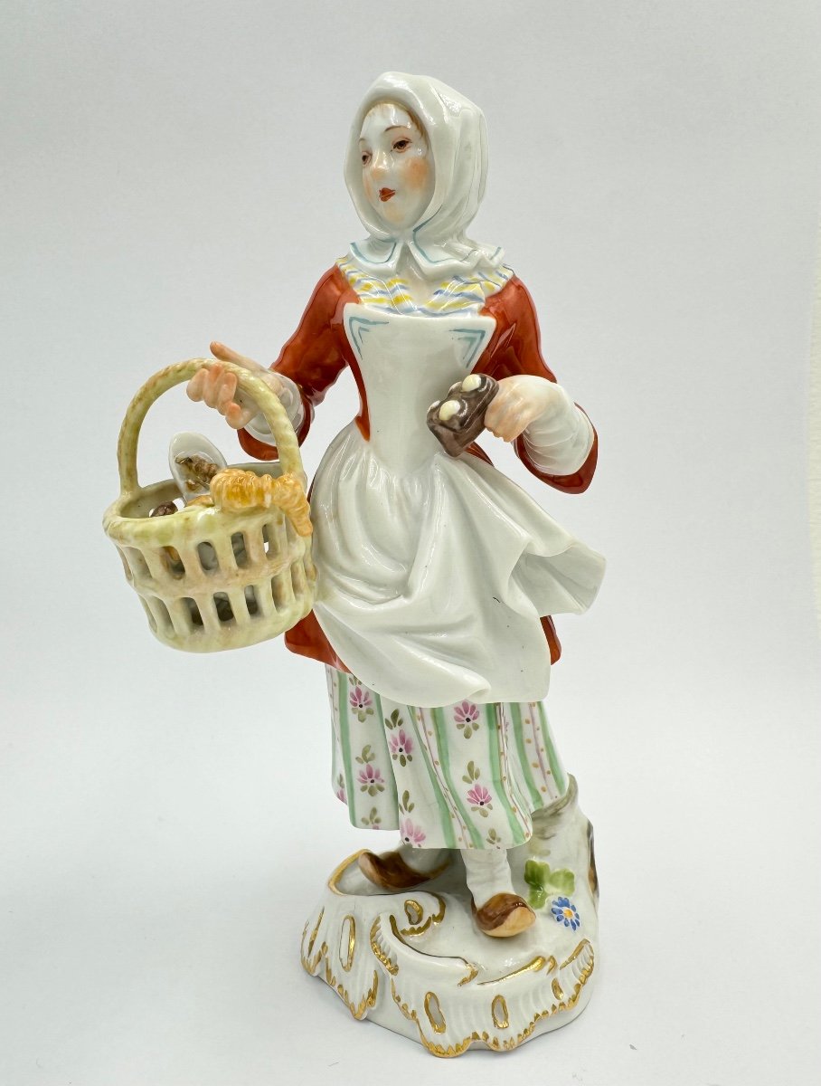 Meissen - Les Cris De Paris, Vendeuse En Pâtisserie
