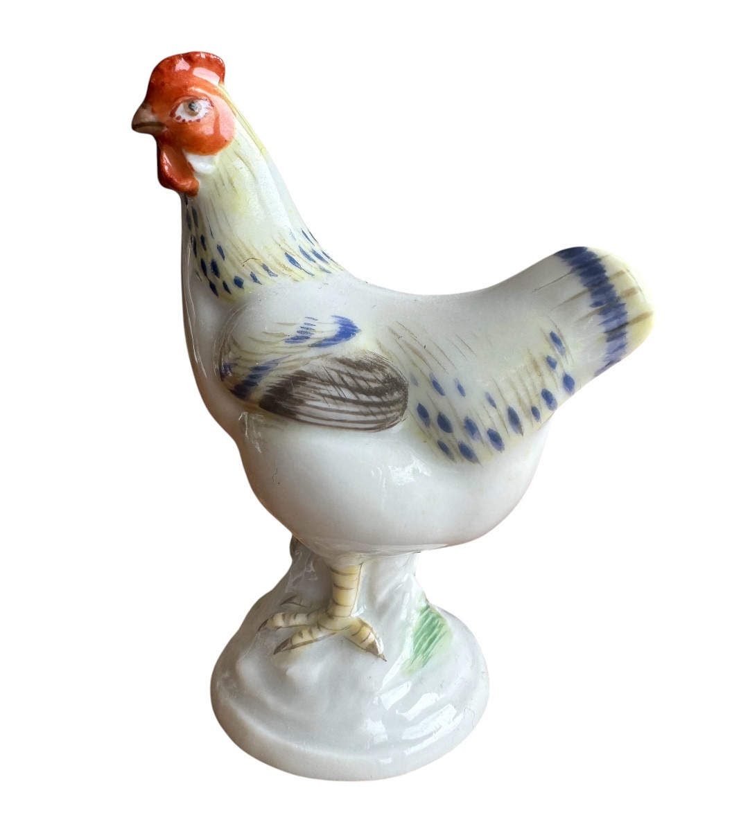 Meissen - Miniature Porcelain Figure Of A Hen