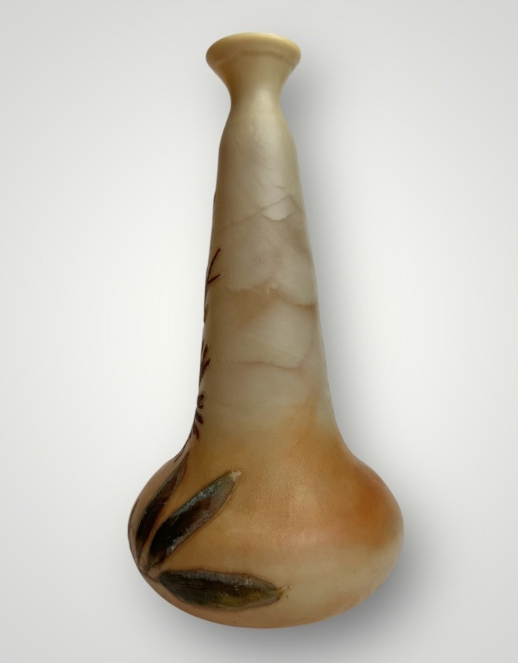 Legras Sumatra Vase With Seaweed Decor-photo-3