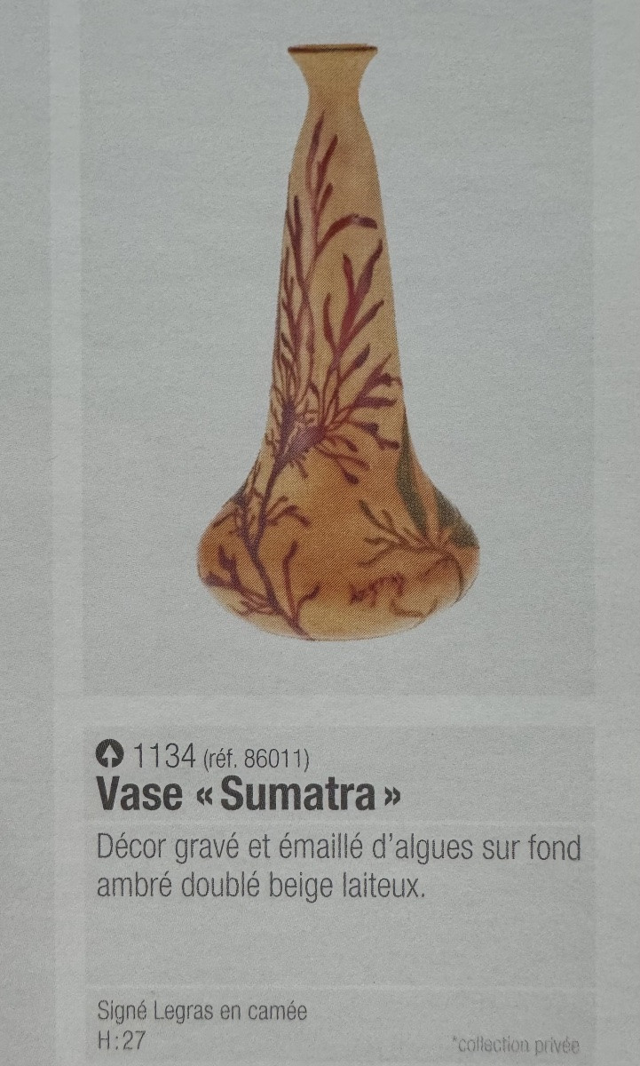 Legras Sumatra Vase With Seaweed Decor-photo-8