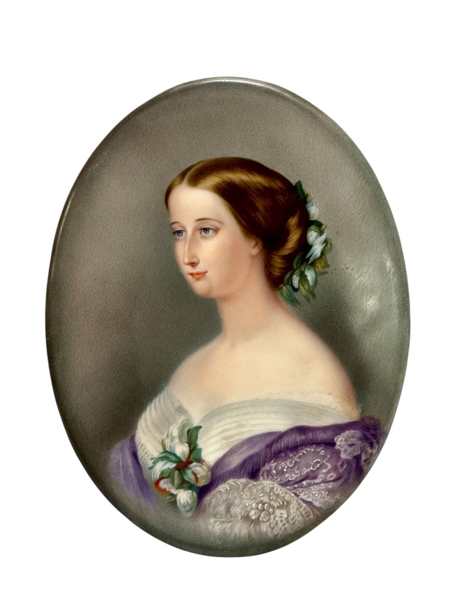 Kpm - After Winterhalter Portrait Emperatrice Eugenie-photo-2