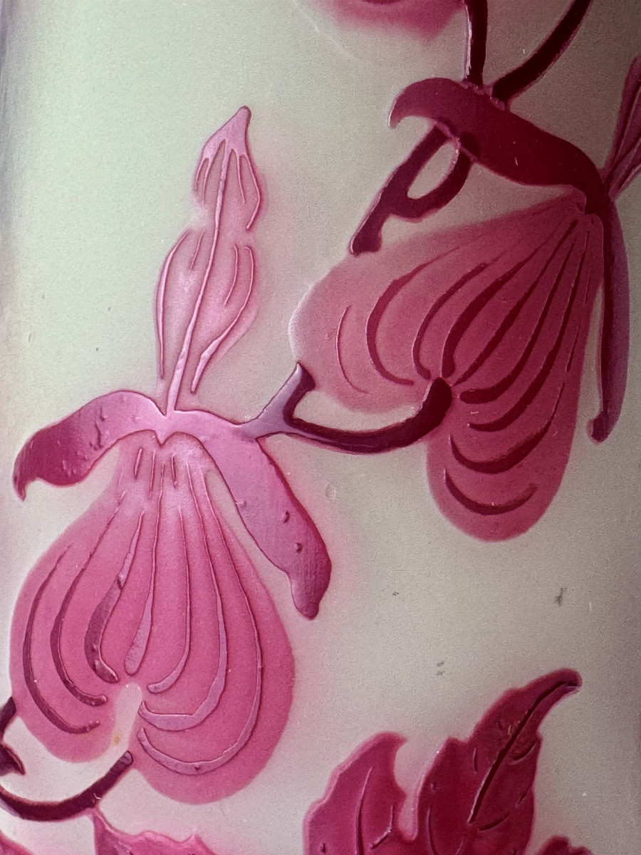 Emile Gallé Vase “hearts Of Mary”-photo-6