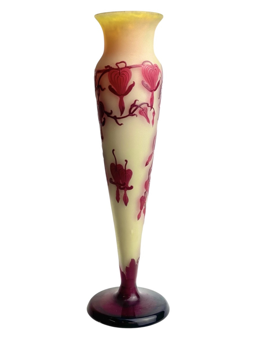 Emile Gallé Vase “hearts Of Mary”-photo-1
