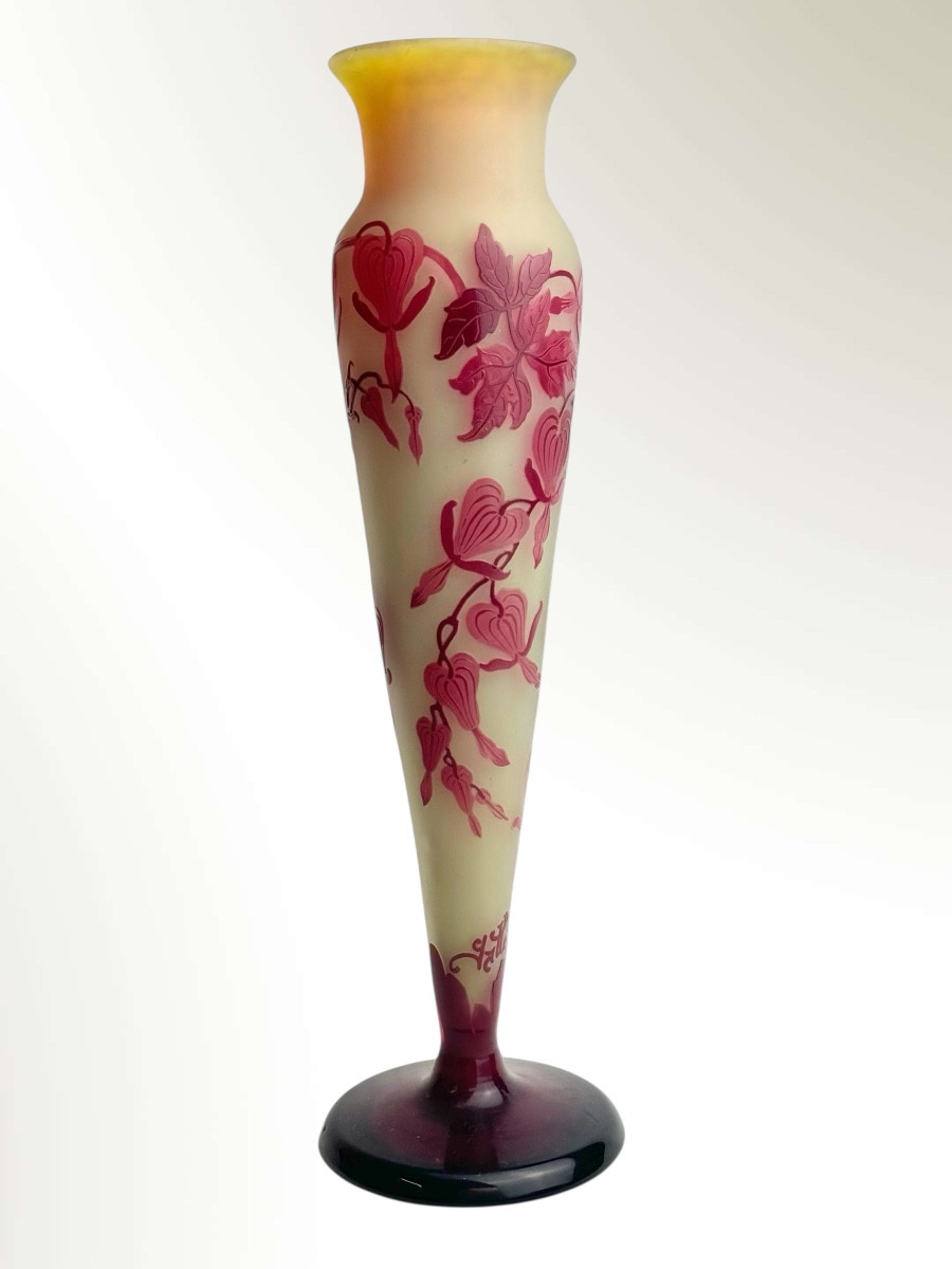 Emile Gallé Vase “hearts Of Mary”