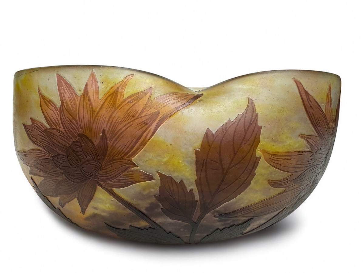Daum Nancy Dahlia Decorated Bowl-photo-3