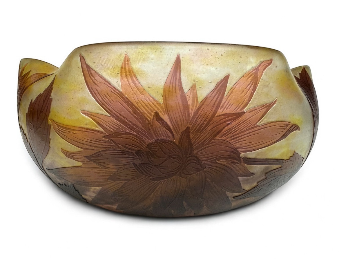Daum Nancy Dahlia Decorated Bowl-photo-5