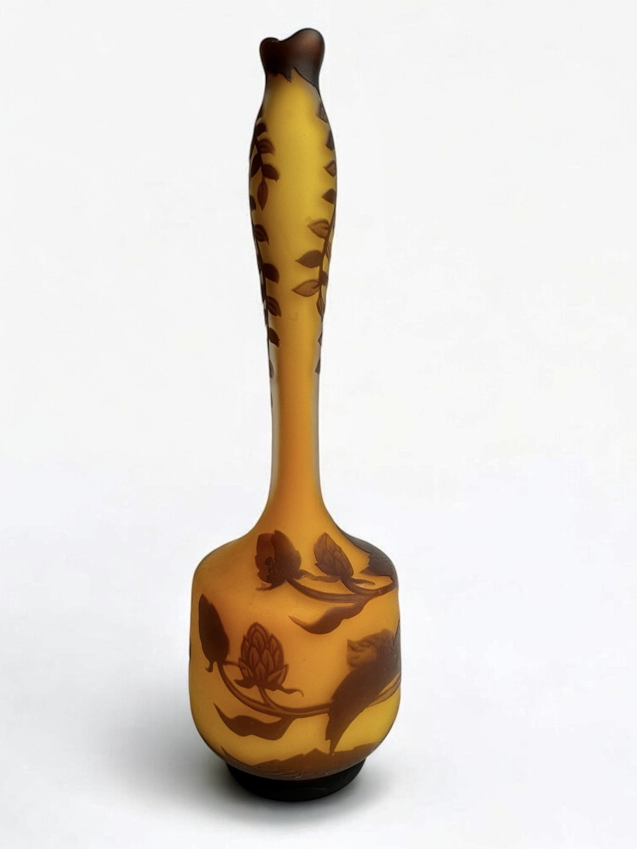 Richard - Single Flower Vase With Wild Hops Decoration -photo-3