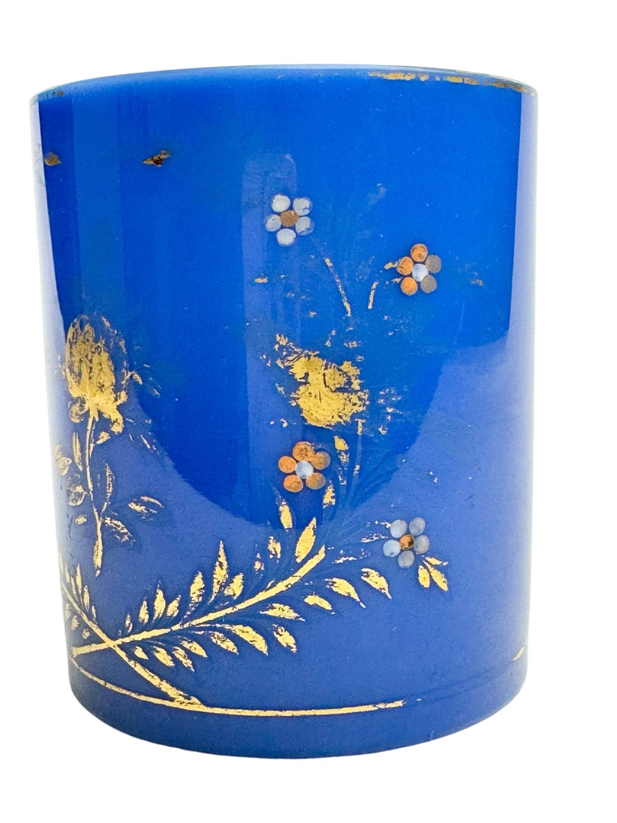 Jean-baptiste Desvignes, Ultramarine Blue Opaline Goblet -photo-3