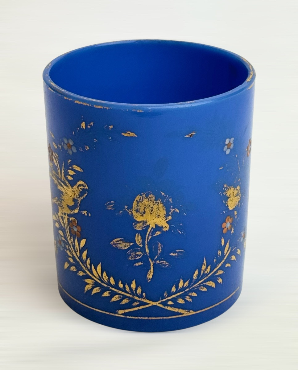 Jean-baptiste Desvignes, Ultramarine Blue Opaline Goblet -photo-2