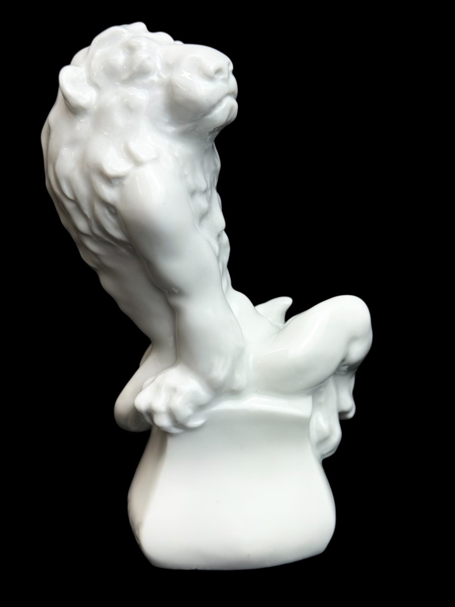Meissen - Figure en porcelaine "Leipziger Löwe" - Jörg Danielczyk-photo-3