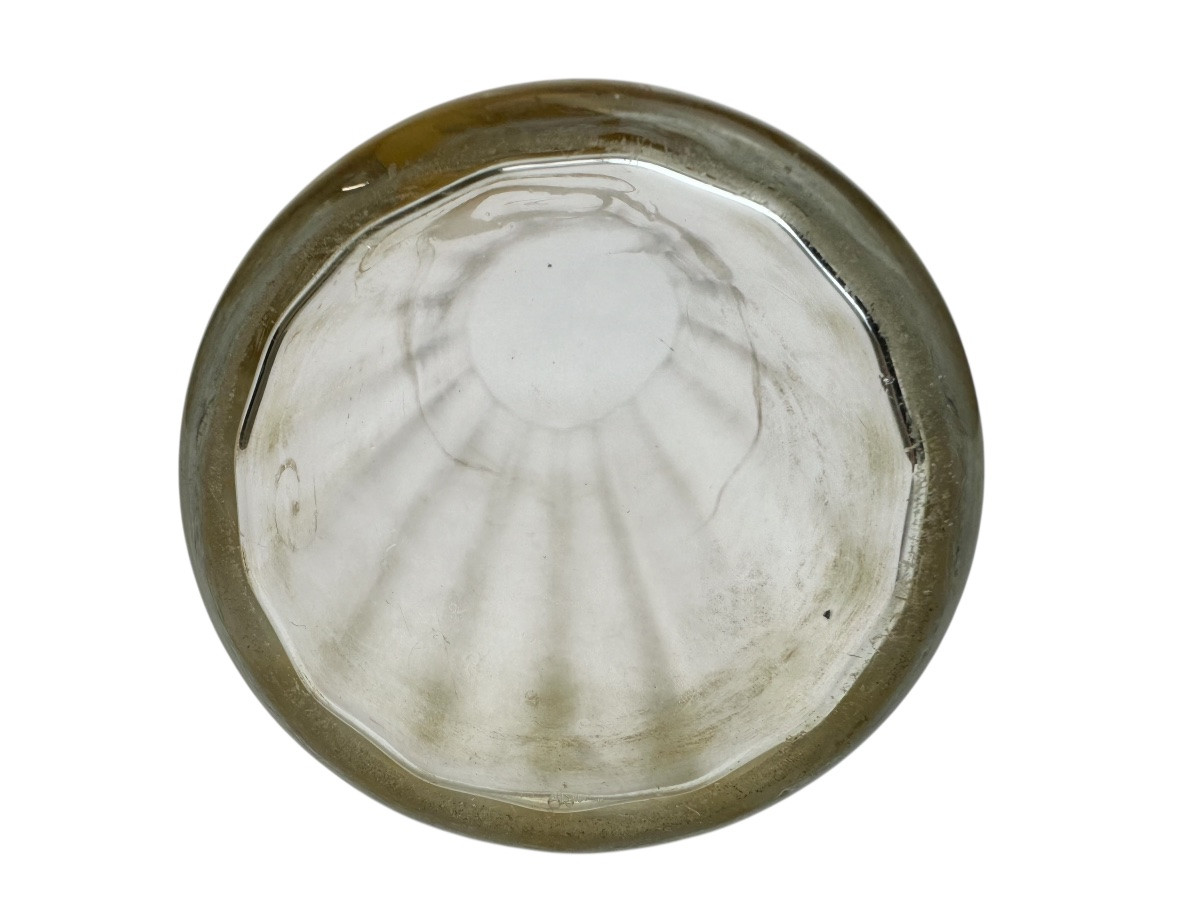 Baccarat - Vase With Gold Painted Flower Decor-photo-4