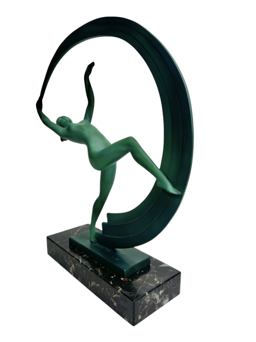 Janle - Max Le Verrier - Sculpture art déco Bacchanale -photo-1