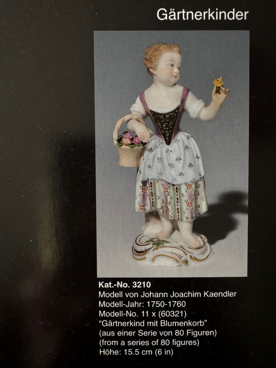 Proantic: Meissen - Porcelain Figurine Of A Child Gardener