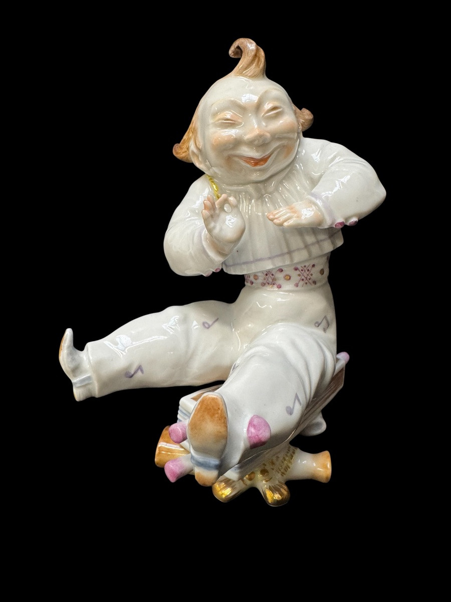 Volkstedt - Figure en porcelain de Moritz d'Emil Paul Börner-photo-2