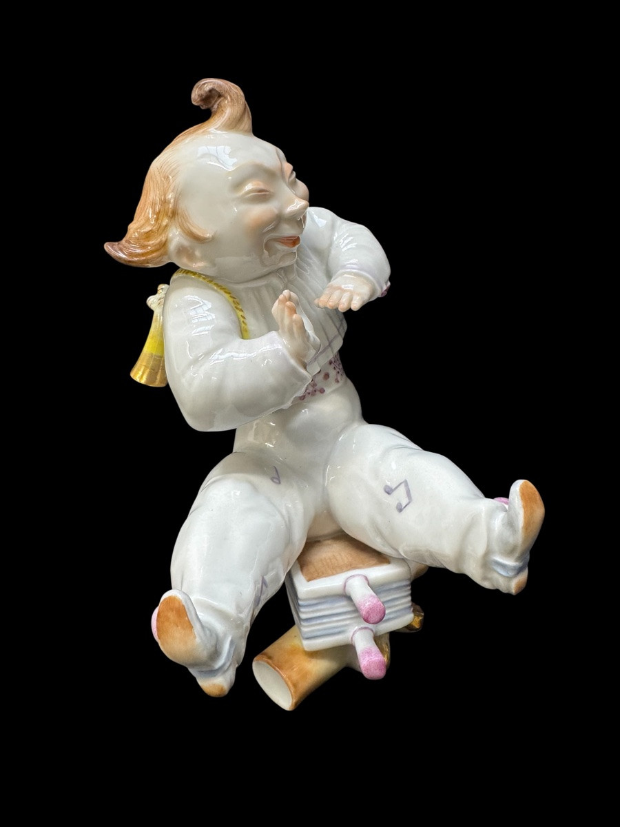 Volkstedt - Figure en porcelain de Moritz d'Emil Paul Börner-photo-3