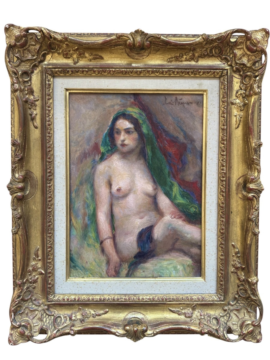 Lucien Mignon - Femme nue orientaliste-photo-2
