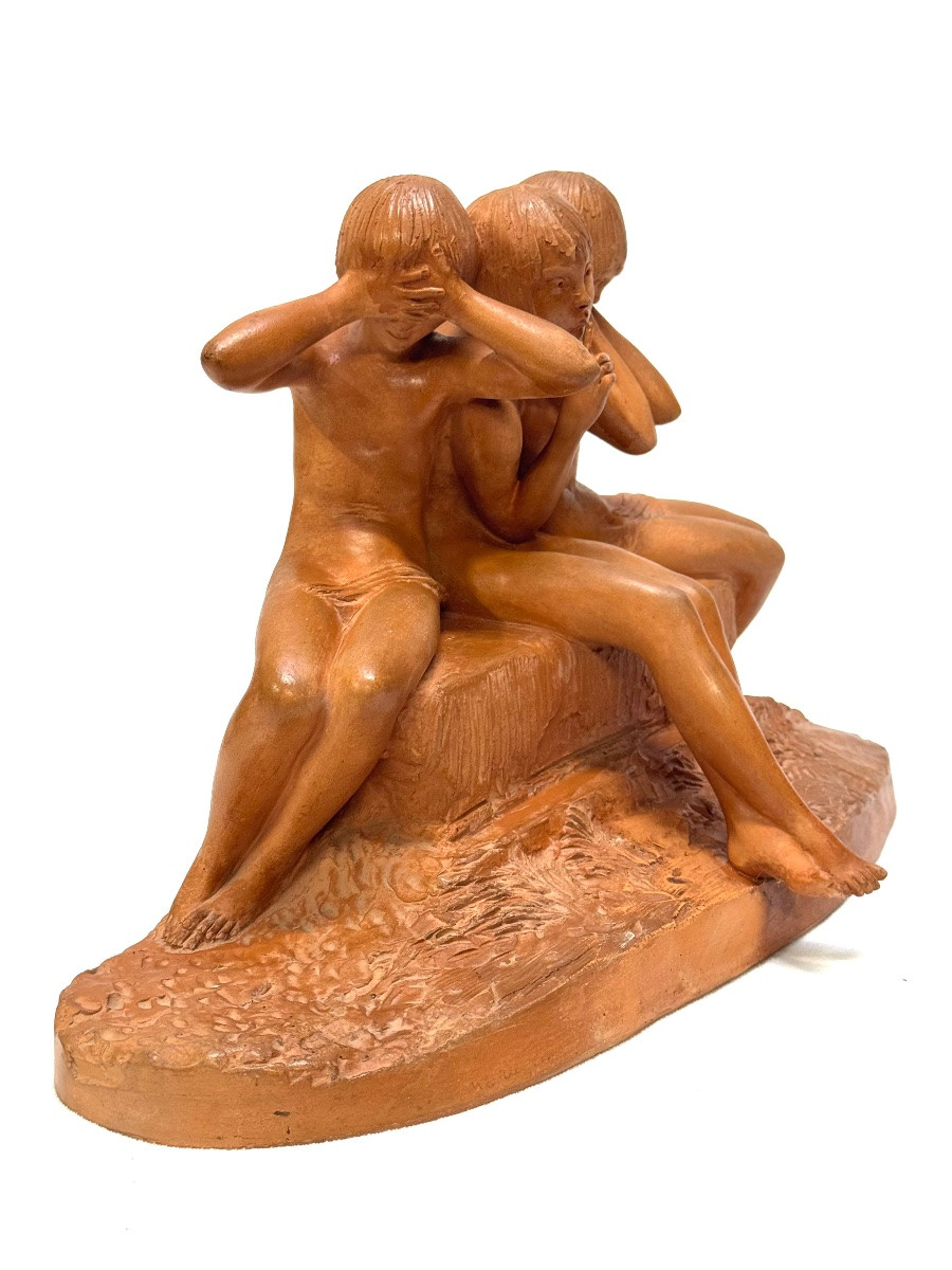 Ary Bitter, Terracotta Sculpture “wisdom” -photo-2