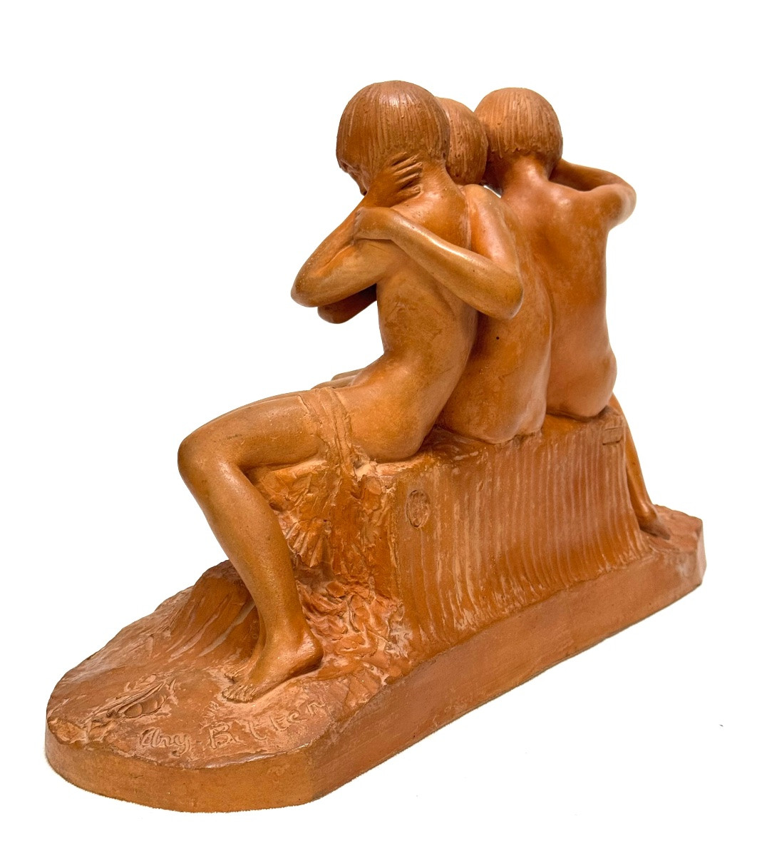 Ary Bitter, Terracotta Sculpture “wisdom” -photo-4