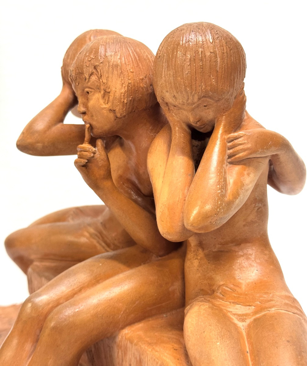 Ary Bitter, Terracotta Sculpture “wisdom” -photo-4