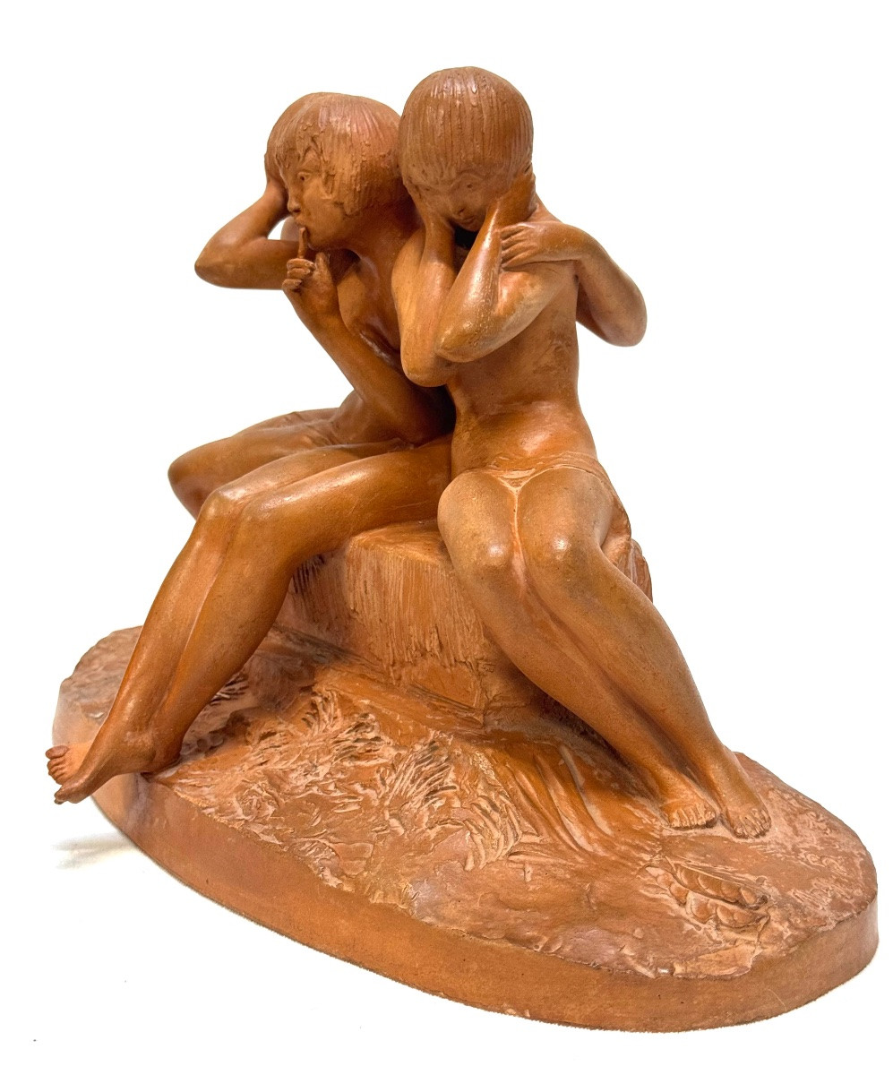 Ary Bitter, Terracotta Sculpture “wisdom” -photo-5