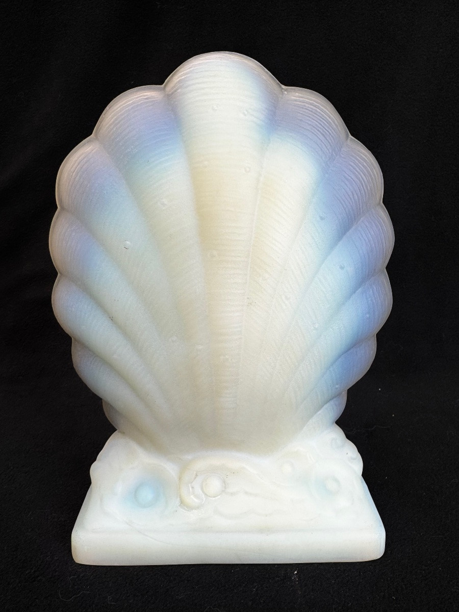 Sculpture Art Déco en verre opalescent-photo-3