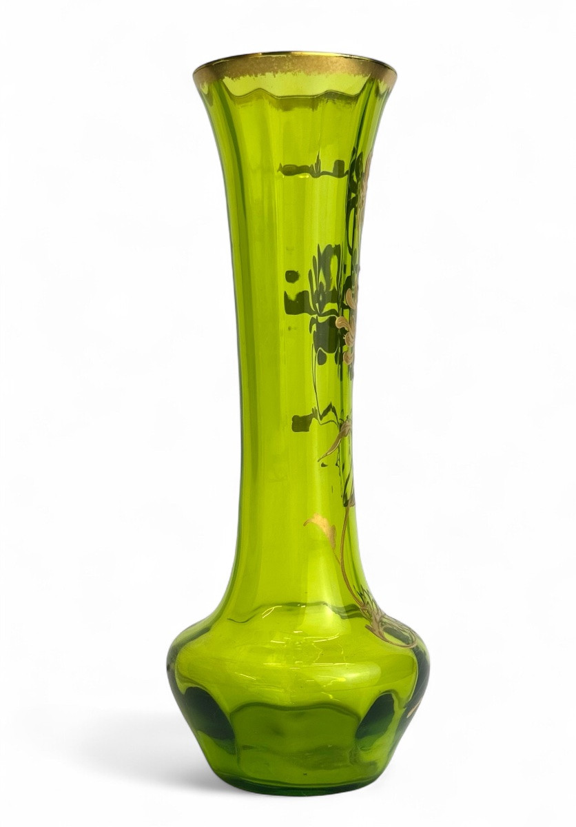 Baccarat - Vase With Dahlia Decoration-photo-4