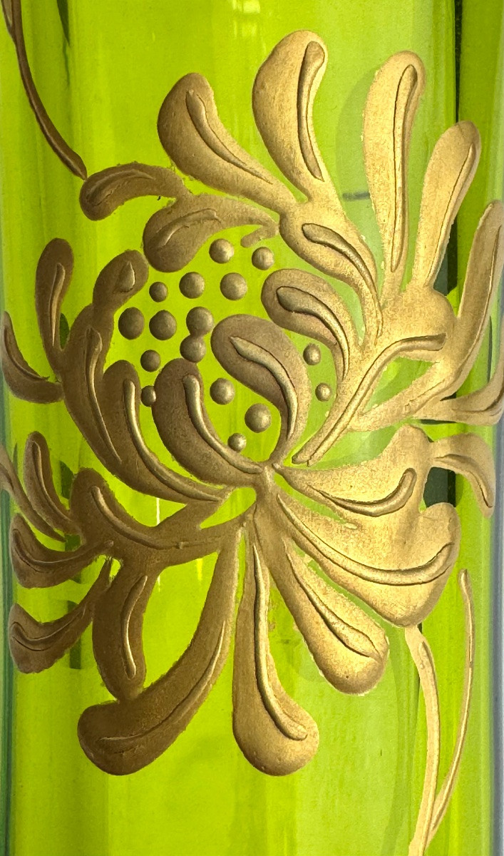 Baccarat - Vase With Dahlia Decoration-photo-5