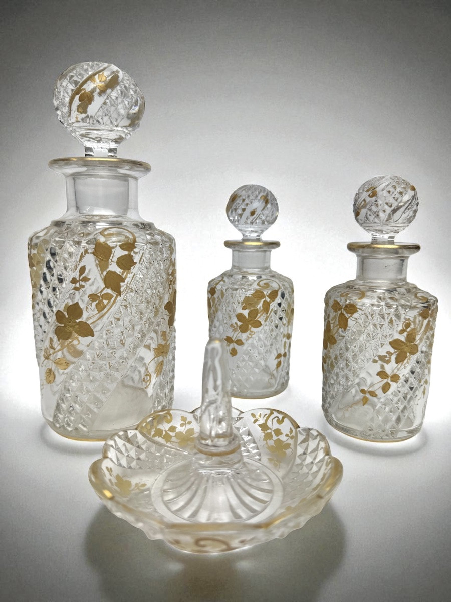 Baccarat Garniture de toilette série " Serpentine »-photo-3