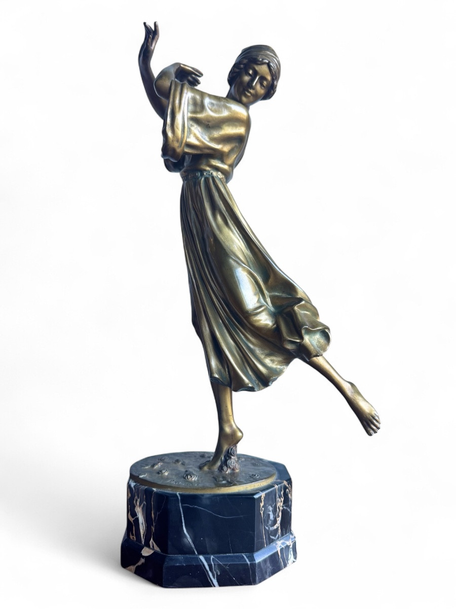 Paul Philippe, sculpture en bronze - Danseuse