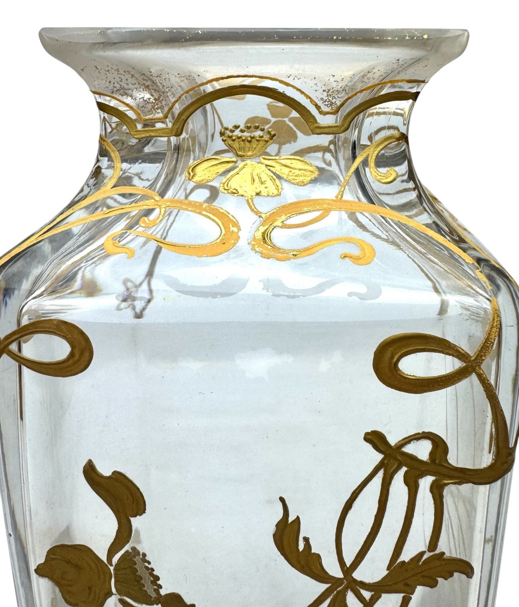 Baccarat - Pair Of Art Nouveau Vases-photo-5