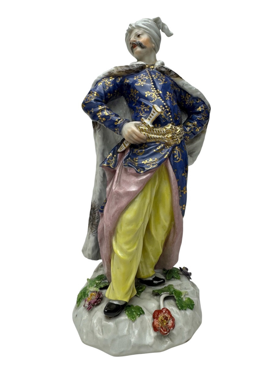 Meissen - Turkish Man From The Series Of Ethnic Types-photo-3