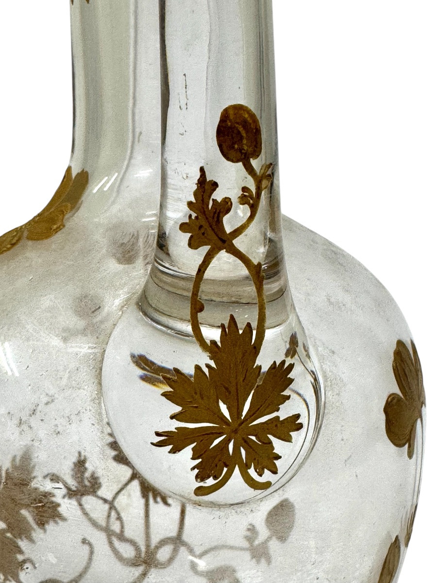 Baccarat Carafe à vin aiguière Art Nouveau -photo-8