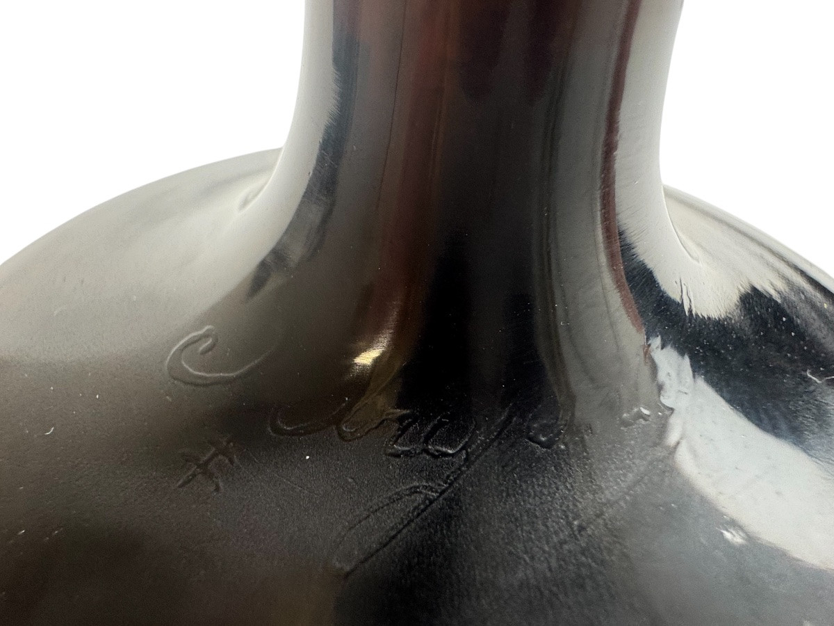 Paul Nicolas d'Argental - Vase Decorated With Iris-photo-5
