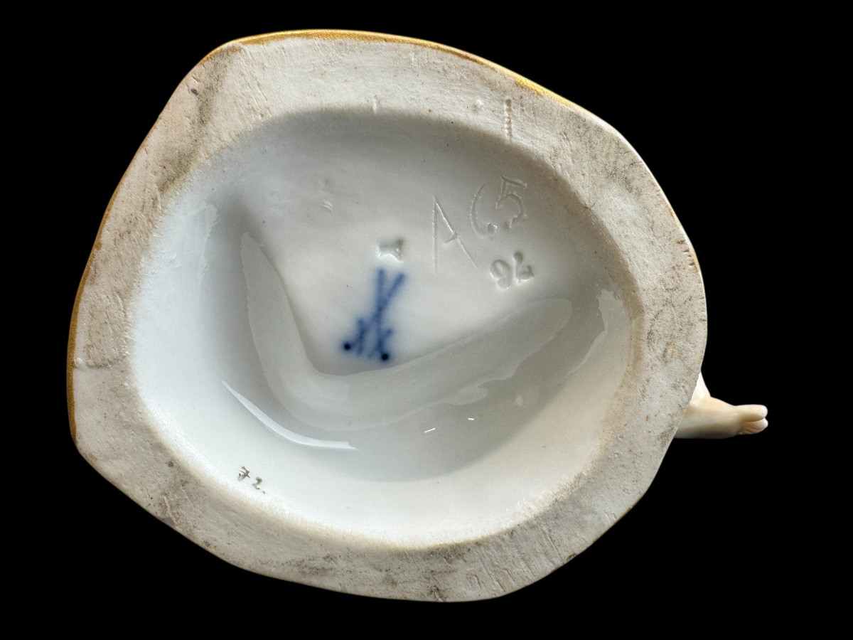 Meissen - Porcelain Group Venus With Cupids-photo-6