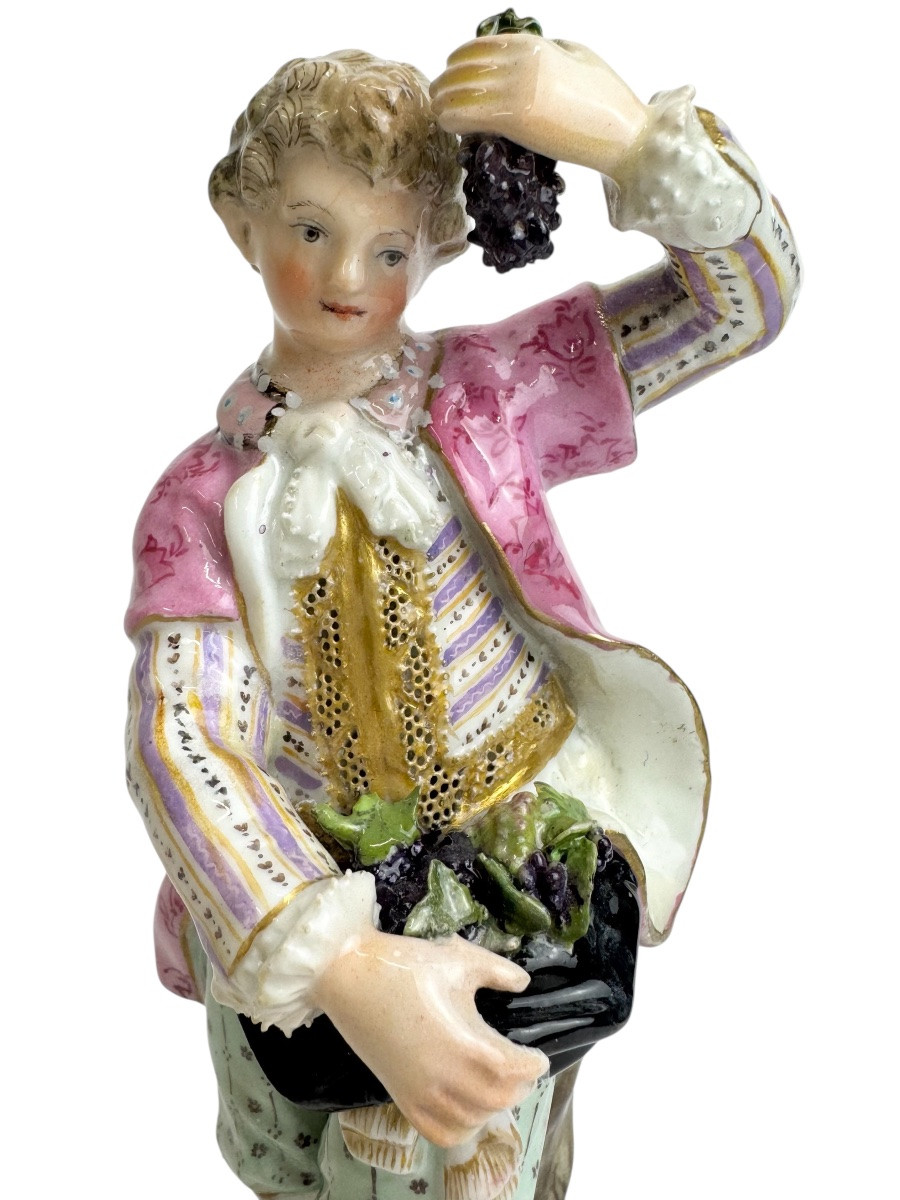 Meissen - Figure en porcelaine du fils de vigneron-photo-2