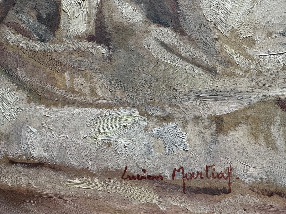 Lucien Martial - Woman Lying On Sheets-photo-4