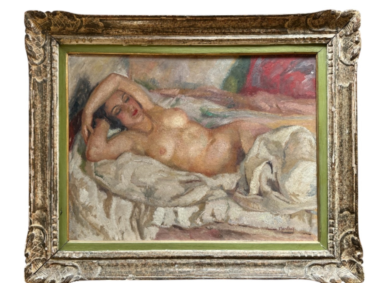 Lucien Martial - Woman Lying On Sheets-photo-5