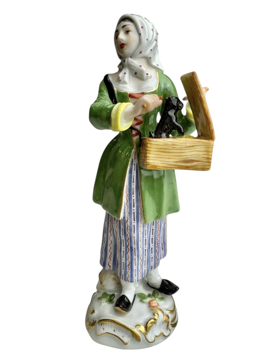Meissen - The Cries Of Paris, Girl With A Marmot