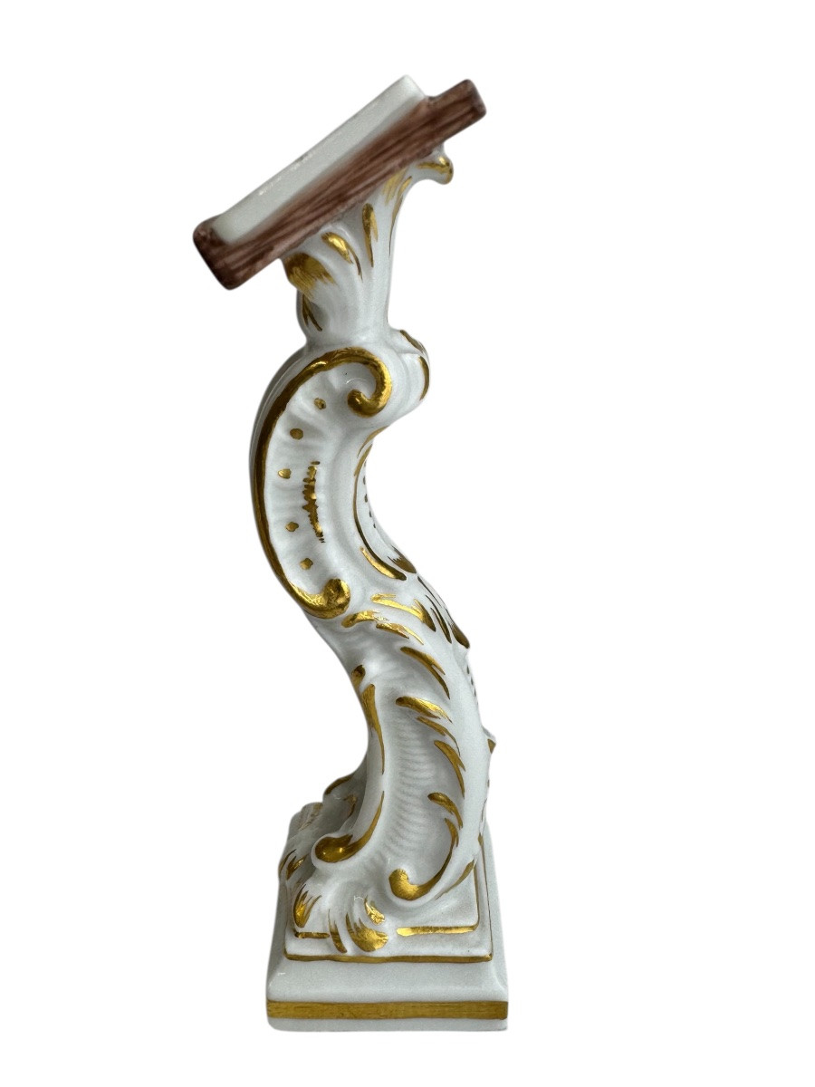 Meissen Figure En Porcelaine - Pupitre de la série L’orchestre De Singes-photo-4