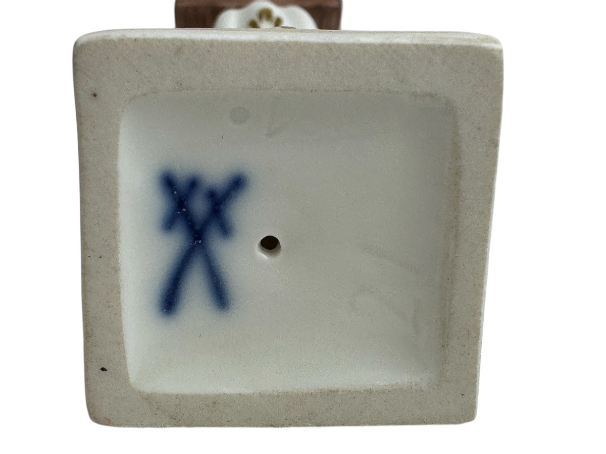 Meissen Figure En Porcelaine - Pupitre de la série L’orchestre De Singes-photo-1