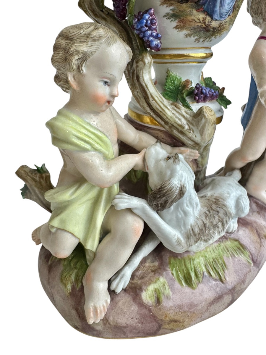 Meissen - Pot-pourri avec des Cupidons-photo-5