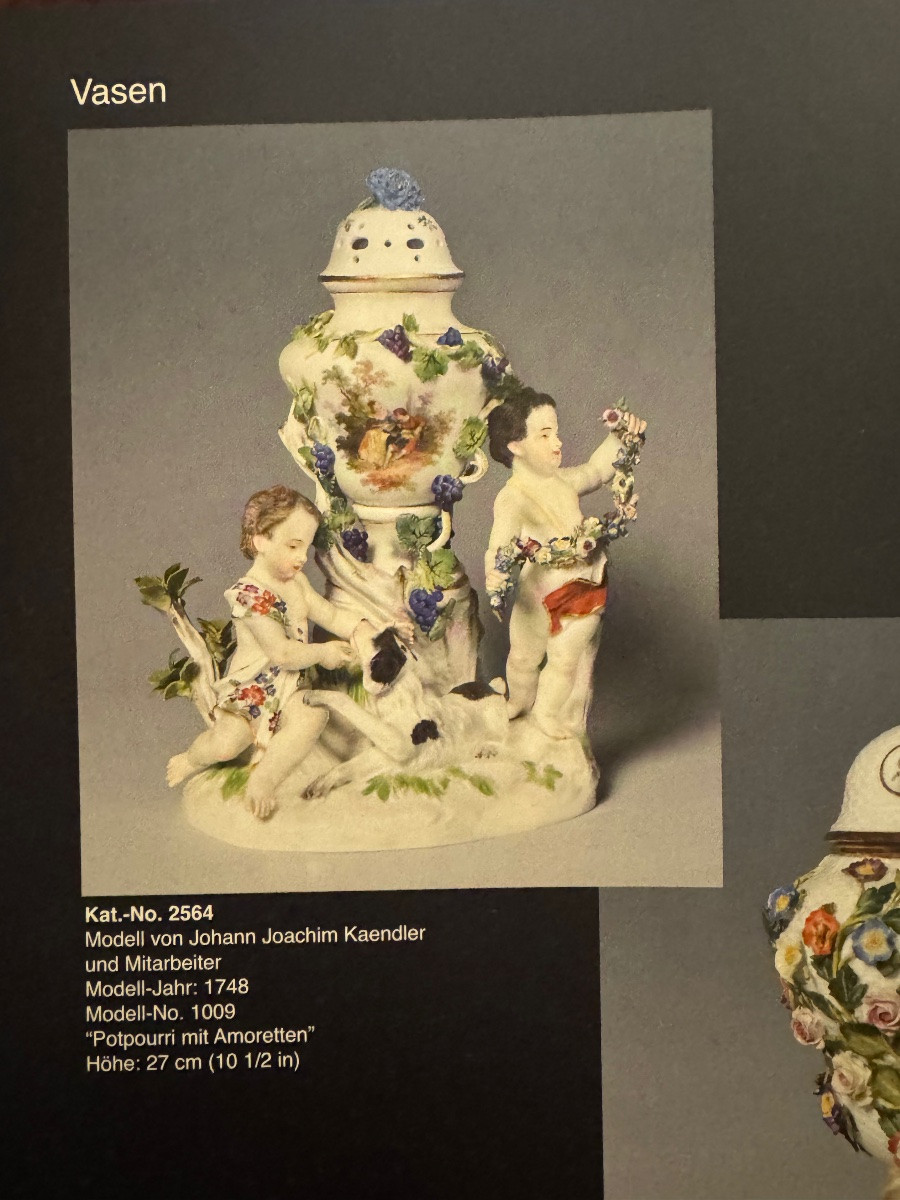 Meissen - Pot-pourri avec des Cupidons-photo-8