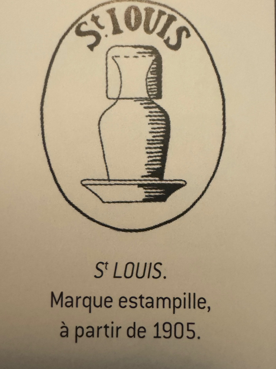 Saint Louis - vase boule à décor des clématites-photo-7